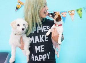 Sara Wolfgang, grundare för The Dog Cafe. Foto: The Dog Cafe/Facebook.